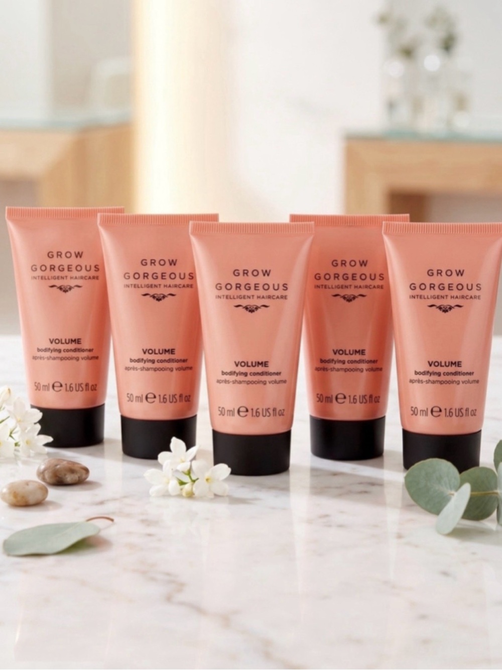 NEW GROW GORGEOUS Volume Bodifying Conditioner Bundle of 5 Total NWT